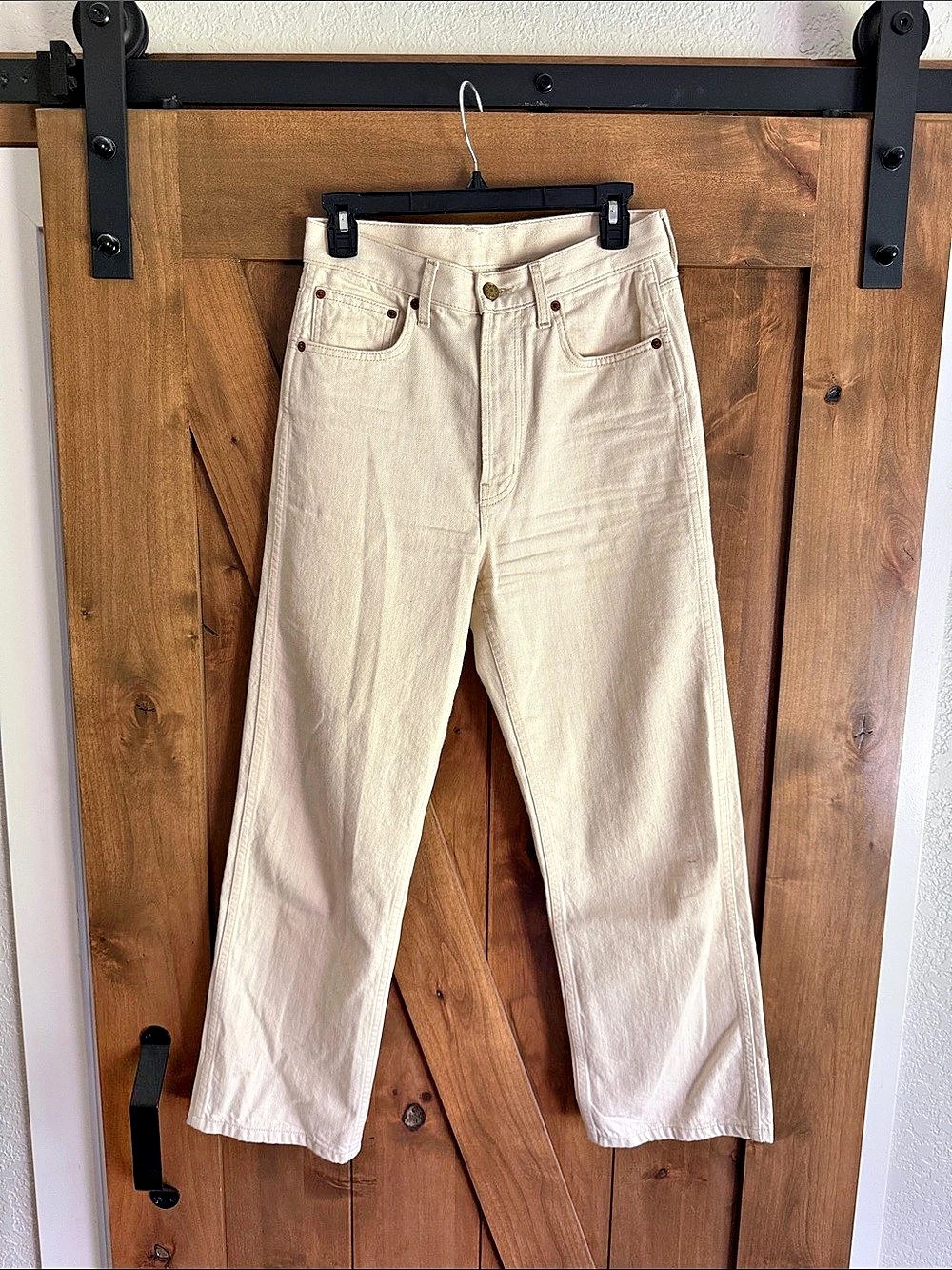 B SIDES Beige Jean Straight Leg size  27